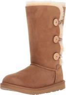 🔥 выгодное предложение: детские ботинки ugg bailey button triplet chestnut - лучшие предложения и скидки! логотип