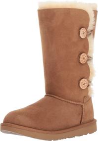 img 4 attached to 🔥 Выгодное предложение: Детские ботинки UGG Bailey Button Triplet Chestnut - лучшие предложения и скидки!