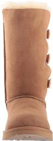 img 3 attached to 🔥 Выгодное предложение: Детские ботинки UGG Bailey Button Triplet Chestnut - лучшие предложения и скидки!