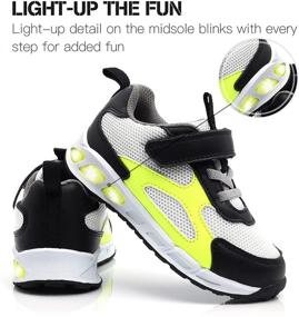 img 3 attached to 👟 LOUGSIN Детские светящиеся кроссовки с LED подсветкой для малышей - Мальчики и Девочки.