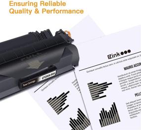 img 1 attached to 🖨️ E-Z Ink (TM) Compatible Toner Cartridge Replacement for HP 80A CF280A 80X CF280X 05A CE505A - Laserjet Pro 400 M401n M401dne M401dw MFP M425dw MFP M425dn (Black, 4 Pack)