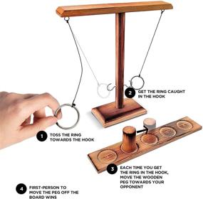 img 3 attached to 🎯 Inoosky Ring Toss Game: Handheld Board Games + Shot Ladder Bundle for Indoor/Outdoor Fast-paced Fun at Bars, Home & Toys