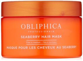 img 4 attached to 💆 Revitalize Your Hair with Obliphica Professional Seaberry Hair Mask - 4oz
