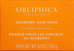 img 3 attached to 💆 Revitalize Your Hair with Obliphica Professional Seaberry Hair Mask - 4oz