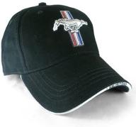 🐎 black ford mustang logo baseball hat logo