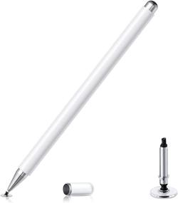 img 2 attached to 🖊️ Enhanced Stylus Capacitive Pens: High Sensitivity with Magnetic Absorption & Replacement Tip, for Drawing, Writing. Ideal for Cell Phones, iPad, Tablets, Laptops