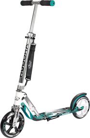 img 4 attached to 🛴 Huadra Foldable Adult Kick Scooter with Big Wheels - 5-Level Height Adjustable Handlebar, Lightweight Aluminum Frame, Quick-Release Folding System - Ideal Commuter Scooter for Teens and Adults