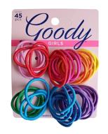 goody girls ouchless mixed pack elastics: gentle and versatile hair accessories (45 count) logo