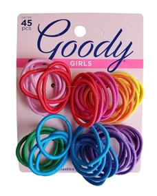 img 3 attached to Goody Girls Ouchless Mixed Pack Elastics: Gentle and Versatile Hair Accessories (45 Count)