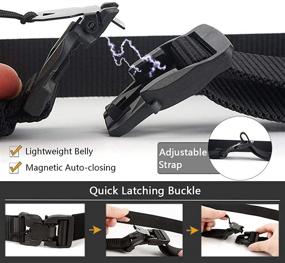 img 3 attached to 🔓 Magnetic Men's Accessories: Unlock Elite Quality with MOZETO Tactical Military Release