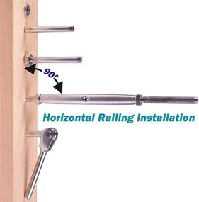 img 1 attached to 🛠️ Drill Guide for Cable Railing Lag Screw Kit/Fitting, Ideal for Wood Post Installation, Suitable for Horizontal and 30° Stairs Railing