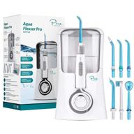 🧼 pure daily care aqua flosser pro: ultimate oral hygiene with 3 modes, 5 pressure settings, and 12 attachments logo