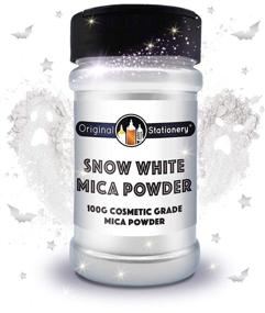 img 4 attached to 🌸 Snow White Mica Powder - 3.5 Ounces / 100 Grams Cosmetic Grade for Slime, Soap Making, Bath Bombs, Make-up, Nails & Decor [Huge x3-5 Size Advantage]