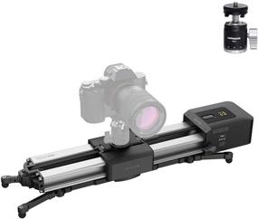 img 4 attached to Enhanced Zeapon Motorized Micro 2 Plus Camera Slider - 21.2in Travel Distance, 4.5KG 📷 All-Direction Capacity, Ultra-Silent 39 Decibels Motor, 30s Magnetic Quick Release, Secure Locking, 3 Adjustable Speeds