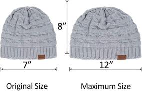 img 2 attached to 🧢 Winter Fleece Children Beanie by ViGrace - Boys' Hats & Caps Accessories