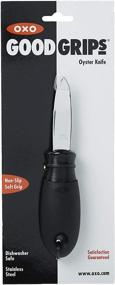 img 1 attached to OXO Good Grips Stainless Steel Non-Slip Oyster Knife: идеальный инструмент для легкого вскрытия устриц