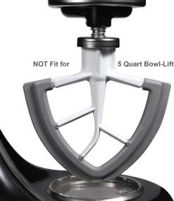 img 2 attached to 🧁 Enhance Your Baking with the Flex Edge Beater for KitchenAid Tilt-Head Stand Mixer: 4.5-5 Quart Flat Beater Paddle with Bowl Scraper and Silicone Edge