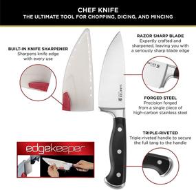 img 1 attached to Sabatier Edgekeeper Cutlery 4 Piece Assorted