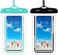 clear universal waterproof cellphone pack（blue logo