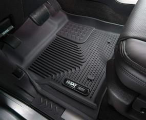 img 3 attached to 🚙 Husky Liners - 53541: 2009-2018 Dodge 1500 Crew Cab & 2010-2018 Ram 2500/3500 Mega Cab X-act Contour Floor Mat - Black