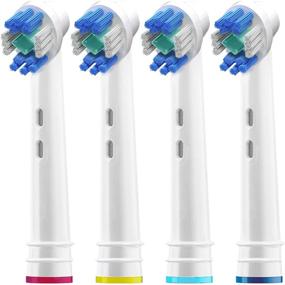 img 3 attached to 🪥 8 Pro Style Professional White Replacement Brush Heads with 3D Whitening, Compatible with Oral-B Braun Electric Toothbrush - Perfect for Oral-B Kids Care 1000 and More!