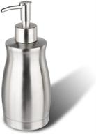 🧼 glubee soap dispenser: sleek stainless steel bottle for rust-proof bathroom and kitchen use (400ml) logo