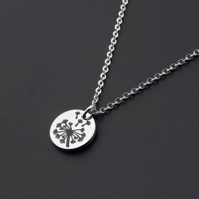 img 2 attached to Zuo Bao Dandelion Daughter Necklace: Delicate Jewelry for Girls' Necklaces & Pendants