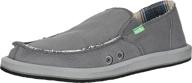 👞 stylish and comfortable: sanuk mens vagabond loafer khaki men's shoes логотип