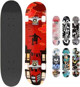 img 4 attached to Smibie Complete Beginners Skateboard - Ideal for Skateboarding Newbies