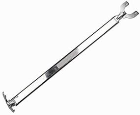 img 2 attached to 🔩 Enhance Stability and Performance: Qiilu Front and Rear Strut Bars for Honda Civic EG EK, Del Sol, and Integra DC2 (Silver)