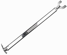 img 1 attached to 🔩 Enhance Stability and Performance: Qiilu Front and Rear Strut Bars for Honda Civic EG EK, Del Sol, and Integra DC2 (Silver)