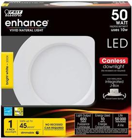 img 2 attached to 🔆 Enhanced Dimmable Integrated Retrofit: FEIT LEDR4JBX