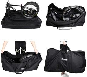 img 1 attached to 🚲 Folding Bike Carry Bag for 26-29 inch Verpiason MTB Road Bike – Efficient Transport Carrying Case