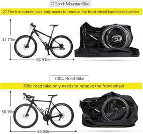 img 2 attached to 🚲 Folding Bike Carry Bag for 26-29 inch Verpiason MTB Road Bike – Efficient Transport Carrying Case