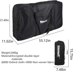 img 3 attached to 🚲 Folding Bike Carry Bag for 26-29 inch Verpiason MTB Road Bike – Efficient Transport Carrying Case