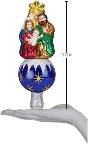 img 1 attached to Spiritual Gifts Glass Blown Ornaments for Nativity Tree by Old World Christmas - Perfect for Christmas Decor