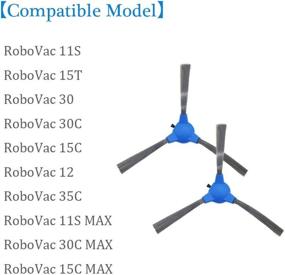 img 3 attached to 🔧 SOFOXYI 8 Pack Replacement Side Brush for Eufy RoboVac 11S MAX, 15T, 30C MAX, 15C MAX, 12, and 35C - Enhanced Accessory