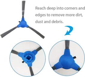 img 2 attached to 🔧 SOFOXYI 8 Pack Replacement Side Brush for Eufy RoboVac 11S MAX, 15T, 30C MAX, 15C MAX, 12, and 35C - Enhanced Accessory