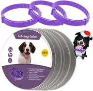 🐶 lequiven calming collar for dogs - pack of 3, long-lasting anxiety relief with pheromones, adjustable waterproof collars for small, medium & large breeds up to 24 inches logo