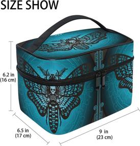 img 3 attached to Makeup Butterfly Organizer Cosmetic Toiletry