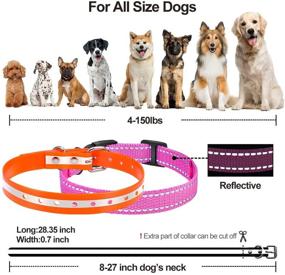 img 2 attached to 🐶 Dog Shock Collar Replacement Strap 2-Pack - Durable & Adjustable - Fits Most Pet Fence and Bark Collars Receivers