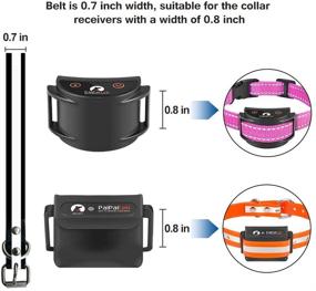 img 3 attached to 🐶 Dog Shock Collar Replacement Strap 2-Pack - Durable & Adjustable - Fits Most Pet Fence and Bark Collars Receivers