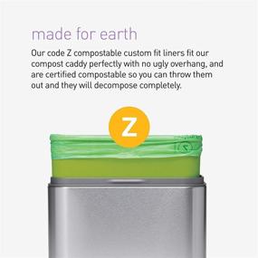 img 1 attached to 🔄 Efficient and Versatile simplehuman Compost Caddy: 4 Liter Detachable Countertop Bin in Brushed Stainless Steel
