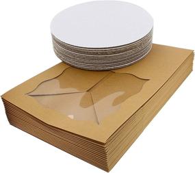 img 4 attached to 🍰 Showcasing Sweet Treats: Spec101 Square Cake Boxes with Window