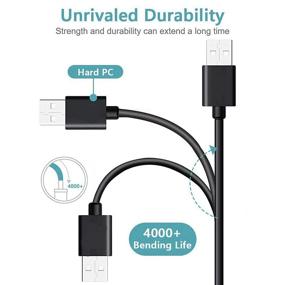 img 2 attached to 🔌 Black Micro Wall Charger & 5Ft Charging Cable Cord for Samsung Galaxy Tab A 10.1 (2016), 8.0, 7.0, 9.7, Tab E, S2, Tab 4, 3, SM-T580/550/530/387/585/290/295 Tablet