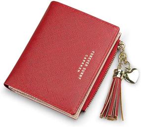 img 4 attached to Wallets Zipper Holder Compact Clutch Women's Handbags & Wallets and Wallets
