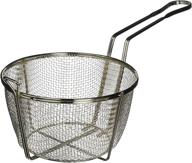 winco fbrs-8 round wire fry basket: 8-1/2-inch, 6-mesh, nickel-plated - best medium-sized fry basket for efficient frying logo