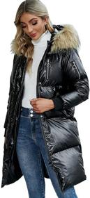img 4 attached to GZDMFS Womens Winter Jackets Overcoat Women's Clothing for Coats, Jackets & Vests