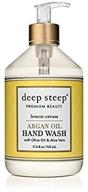 discover the invigorating cleanliness of unknown deep steep argan oil liquid hand wash in lemon cream, 17.6oz logo