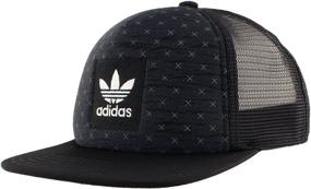 img 4 attached to 🧢 Adidas Men's Trefoil Chain Flatbrim Snapback Hat